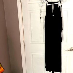 Black draped BCBG Generation Dress size L
